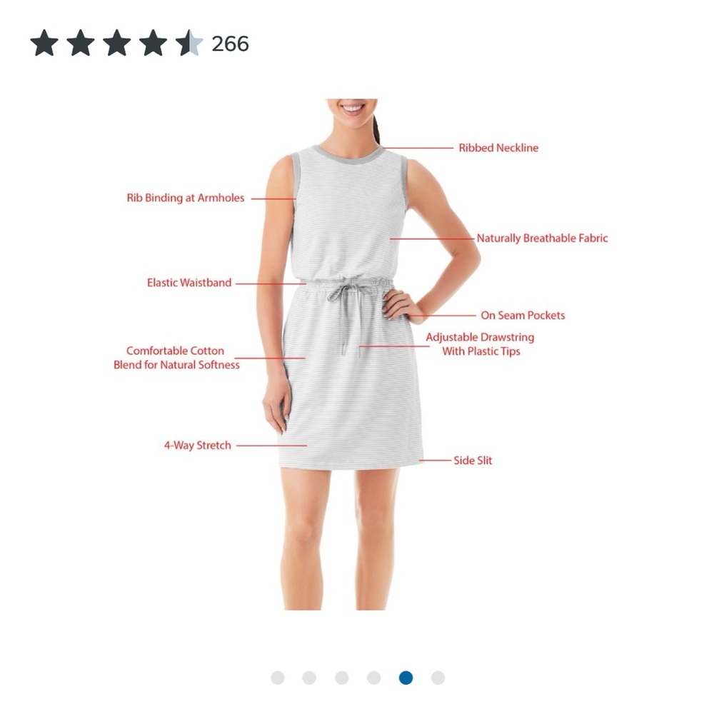 Members mark tank dress. XL new with tags